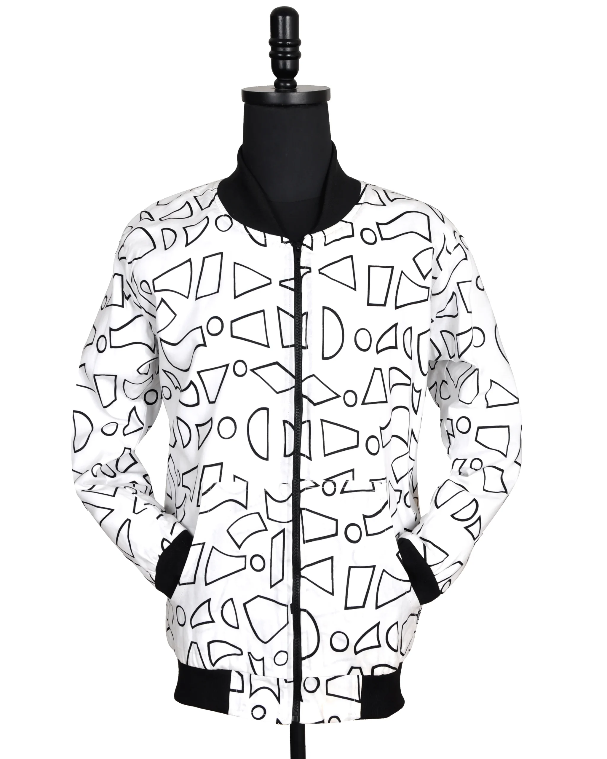 MGL2390 Travel Jackets Tiny Black Stripes